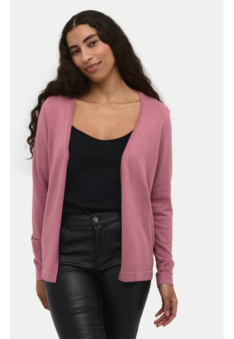 kaffe Cardigan dama - 304753268 - Viscoza/Nylon - Roz - Roz