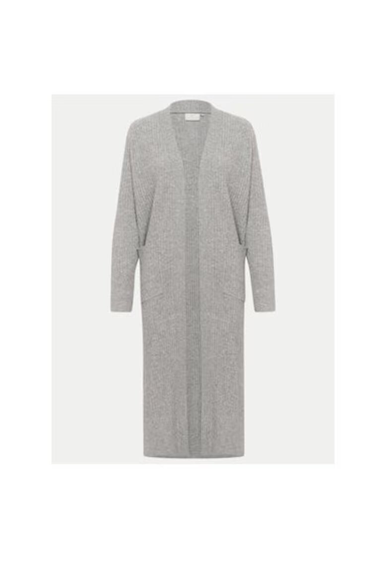 kaffe Cardigan dama - Poliester reciclat/Poliamida - Gri - Gri