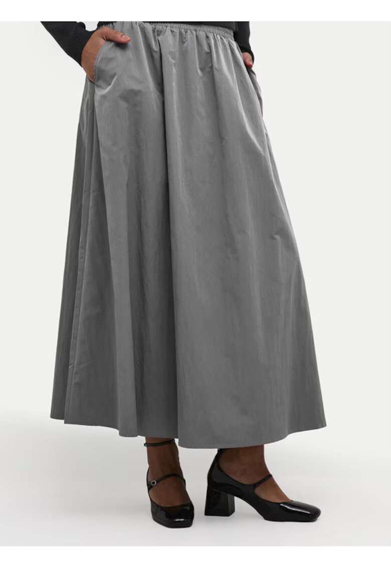 kaffe Fusta dama - 304753282 - Nylon - Gri - Gri