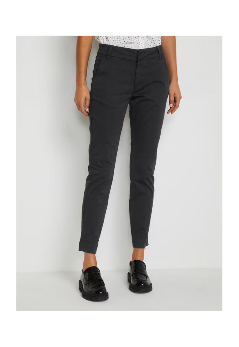 kaffe Pantaloni dama - 300697504 - Bumbac - Negru - Negru