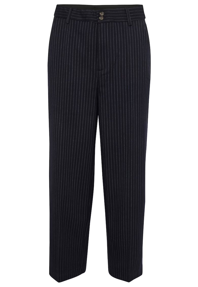 kaffe Pantaloni dama - 302056323 - Poliester - Albastru marin - Bleumarin