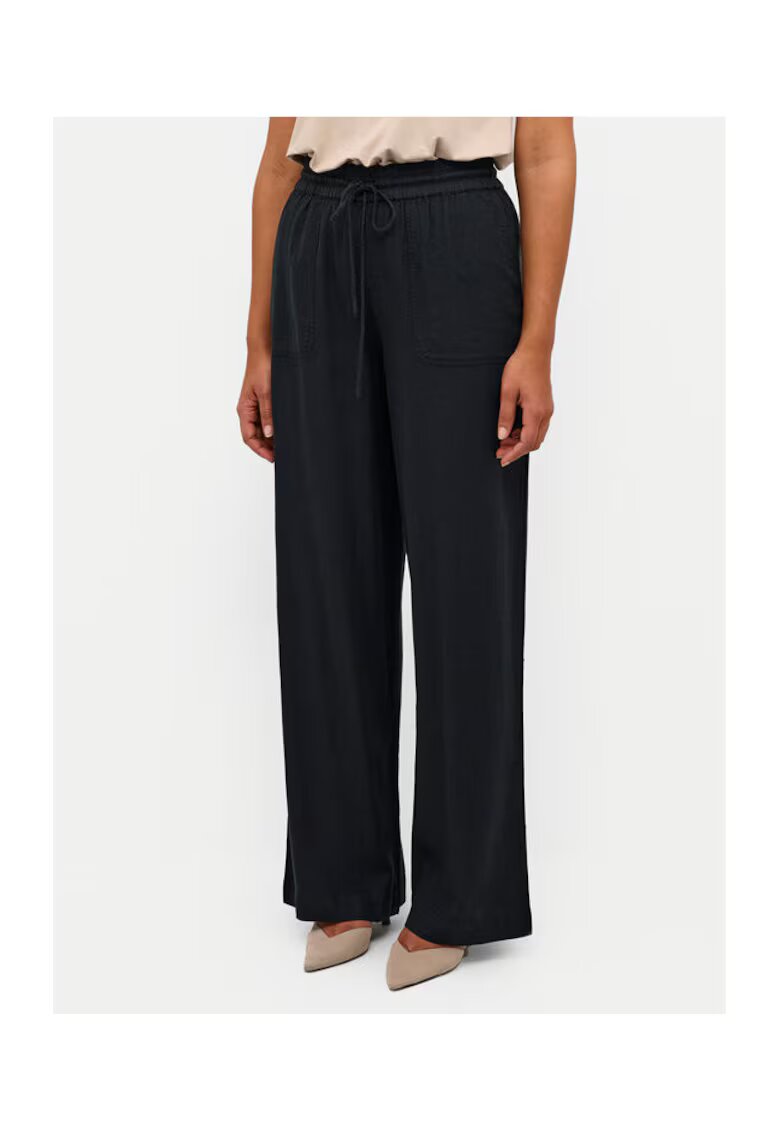 kaffe Pantaloni dama - 303582203 - Viscoza/In - Negru - Negru