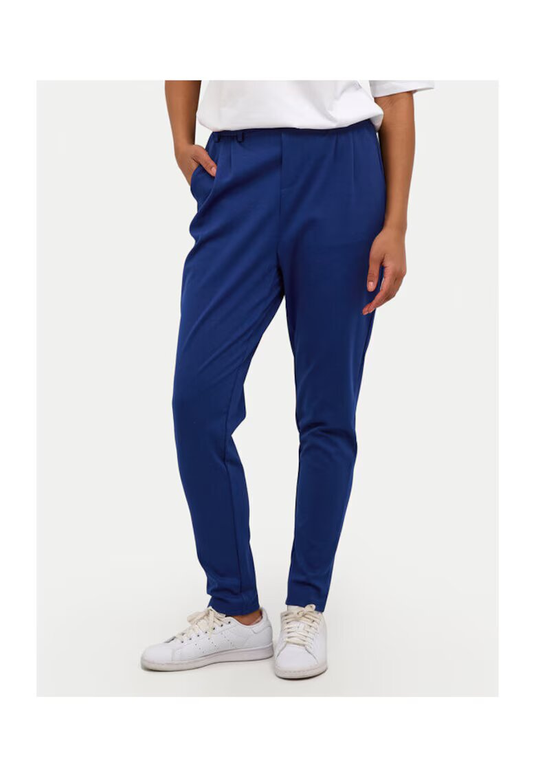 kaffe Pantaloni dama - 304751806 - Poliester/Viscoza - Albastru - Albastru