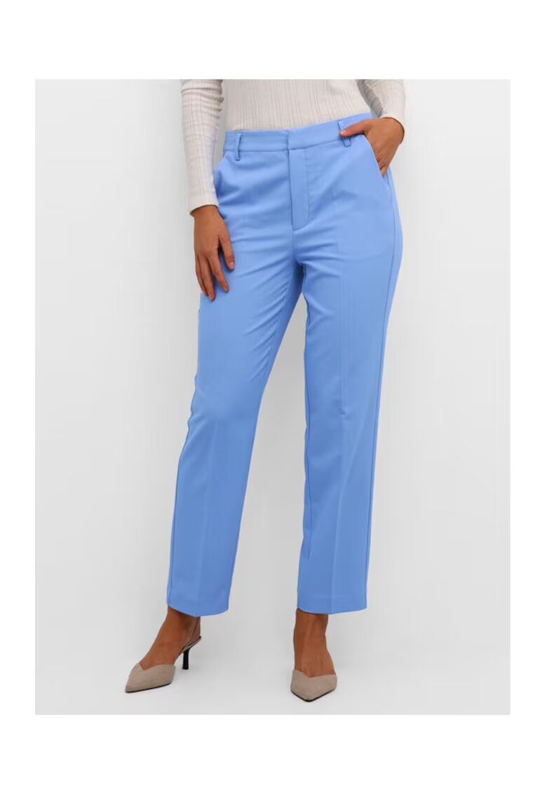 kaffe Pantaloni dama - 582142 - Albastru - Poliester