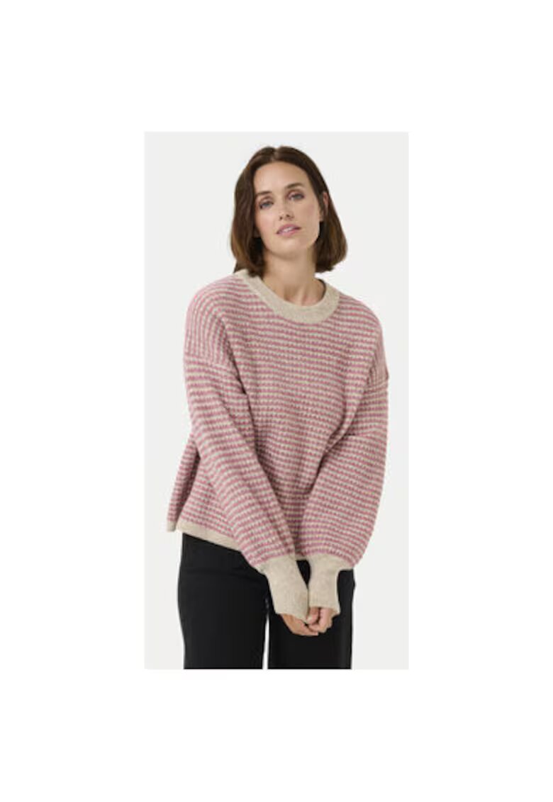 kaffe Pulover dama - 304751943 - Acril/Poliester reciclat/Poliamida - Roz - Roz