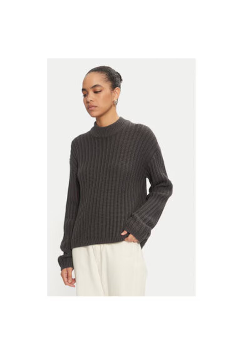 kaffe Pulover dama - 304752094 - Bumbac/Acril - Negru - Negru