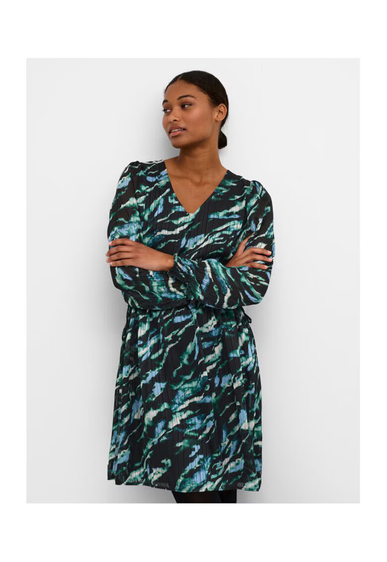 kaffe Rochie dama - 304099243 - Poliester - Verde - Verde