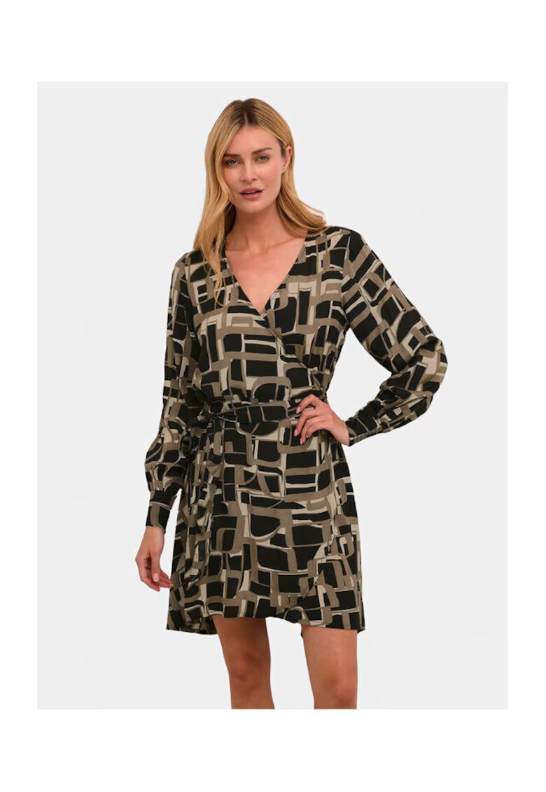 kaffe Rochie dama - 304099373 - Viscoza - Negru - Negru