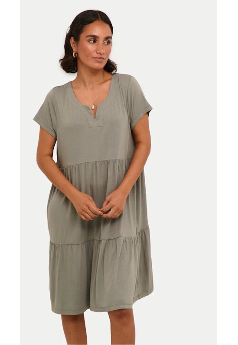 kaffe Rochie dama - Gri - Viscoza