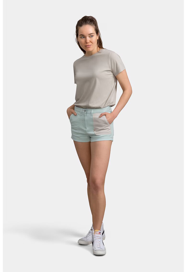 KAFT Pantaloni scurti de denim cu buzunar constrastant - Gri deschis/Albastru glaciar