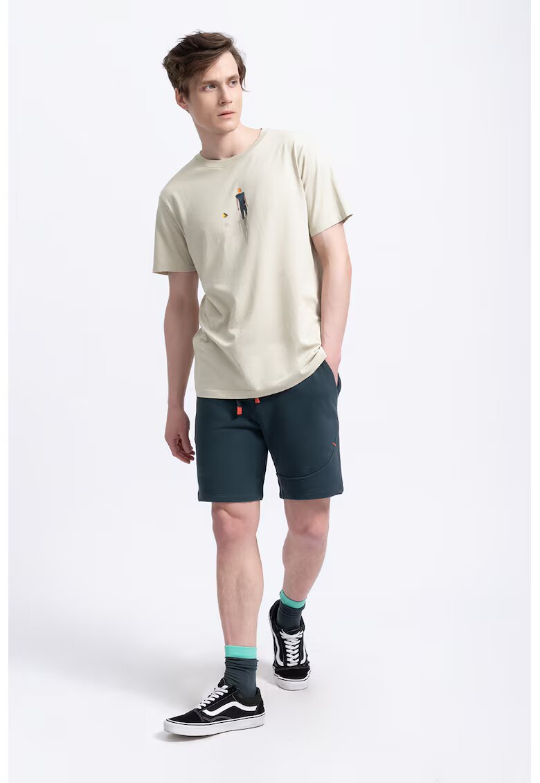 KAFT Tricou unisex cu imprimeu grafic - Bej deschis