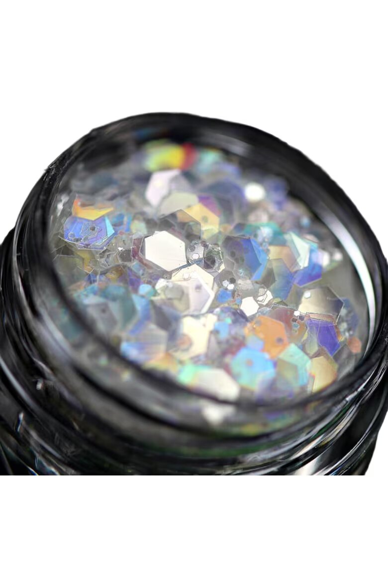 KAJOL Beauty Glitter(alb translucid cu irizatii multicolore) cosmetic pentru machiaj PK140 1g