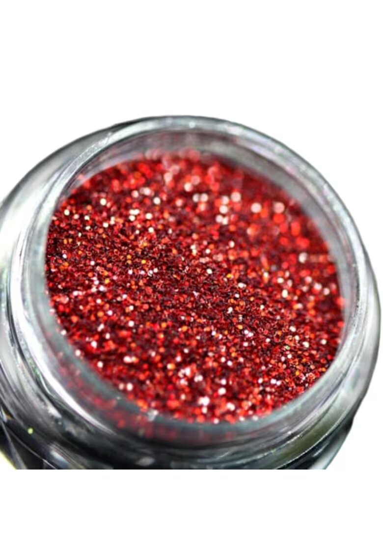 KAJOL Beauty Glitter cosmetic pentru machiaj si body art PK145(rosu intens) 1g