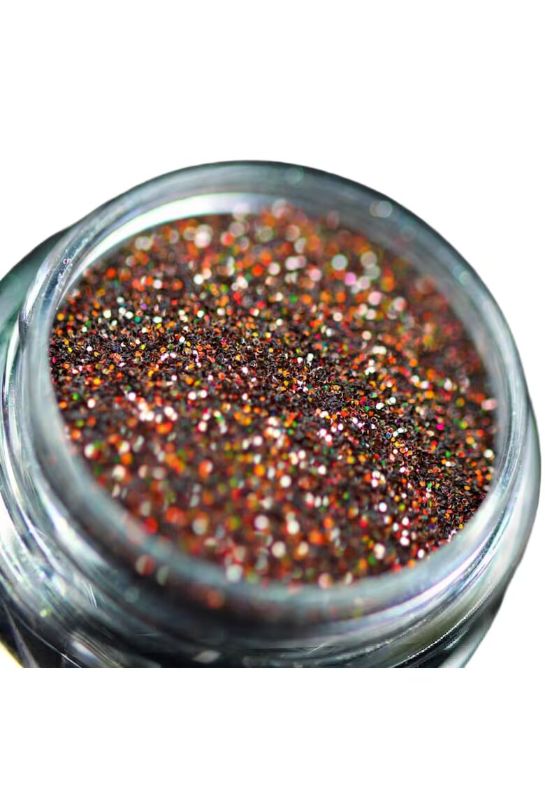 KAJOL Beauty Glitter cosmetic pentru machiaj si body art PK169(maro cu sclipiri multicolore) 1g