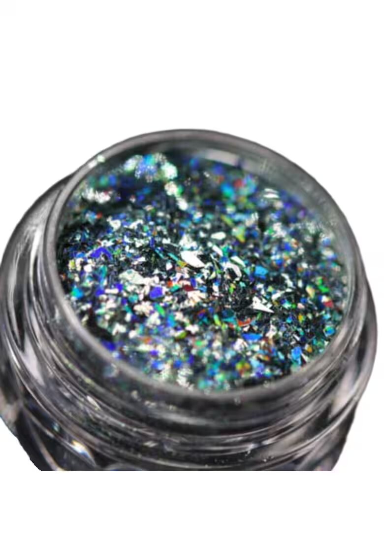 KAJOL Beauty Pigment fulgi glitterati pentru machiaj si body art PK159(gri marin holografic) ™