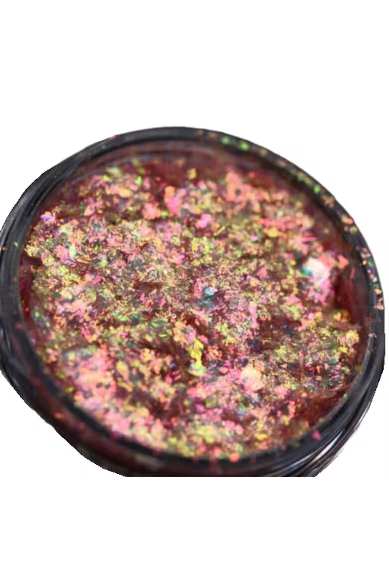 KAJOL Beauty Pigment fulgi pastel PK114 piersiciu-auriu-lime-roz - pentru machiaj - 1g