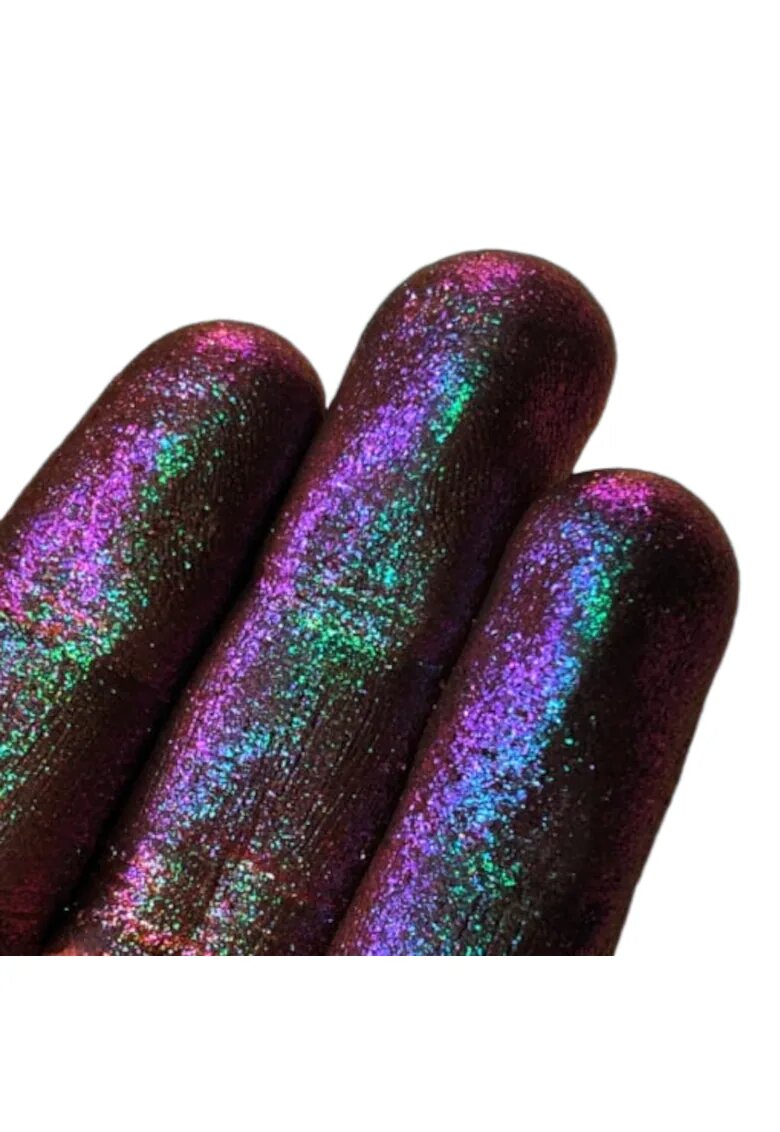 KAJOL Beauty Pigment PK60 roscat-violet cu irizatii turcoaz-roz-verzi Sparkle/Microglitter pentru machiaj - 1g