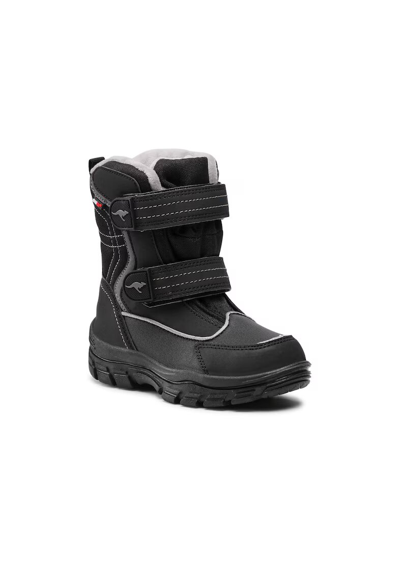 KangaRoos Cizme baieti - 209042948 - Negru - Piele ecologica - Negru