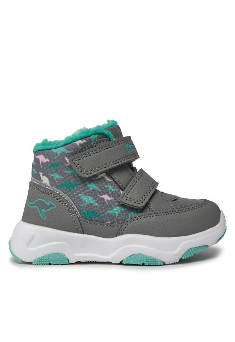 KangaRoos Pantofi copii 301086789 - Piele ecologica/Textil - Gri