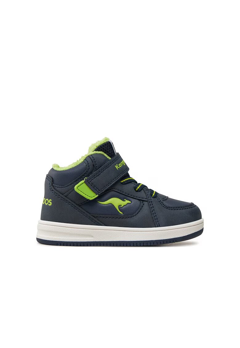 KangaRoos Pantofi copii - 33624 - Piele ecologica - Verde | Negru