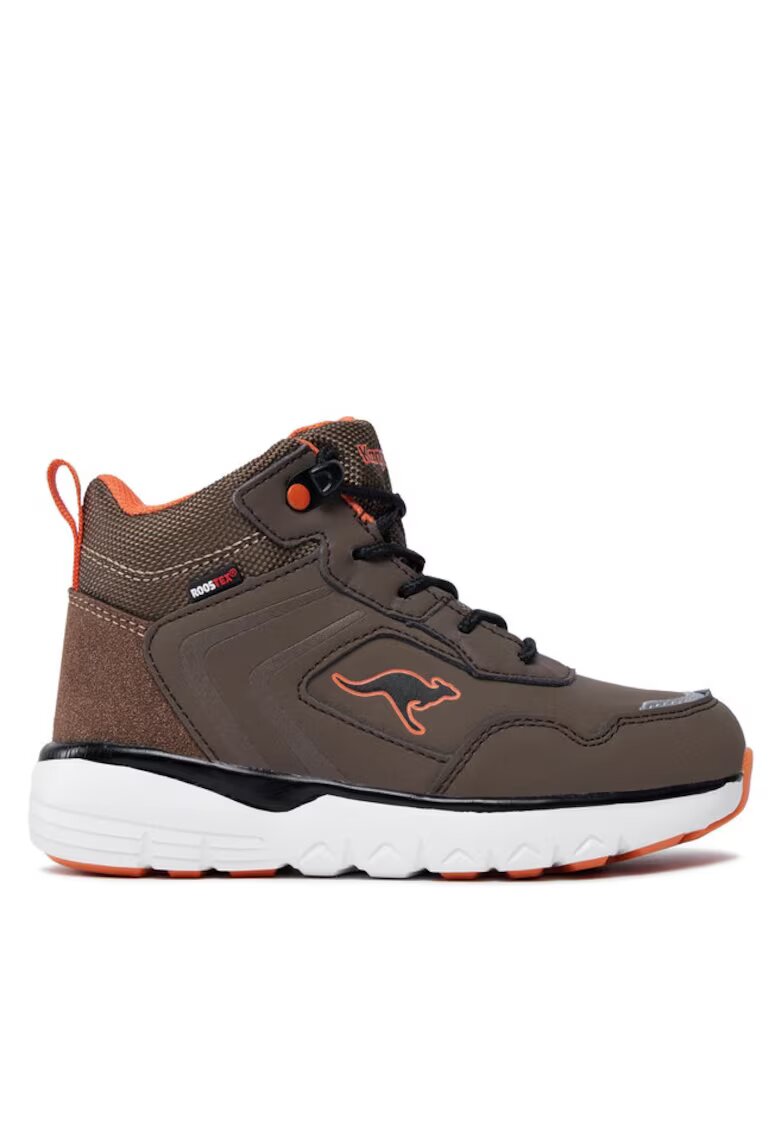 KangaRoos Pantofi sport copii 301088707 - Piele ecologica/Textil - Maro