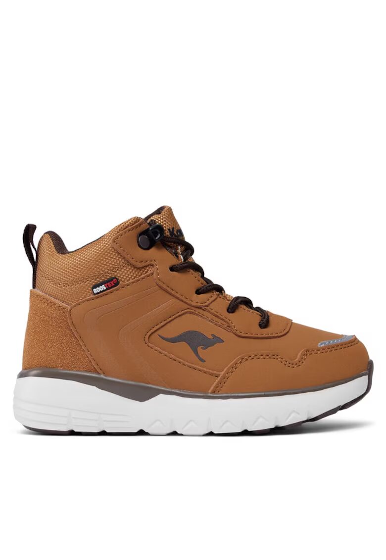 KangaRoos Pantofi sport copii - 88684 - Piele ecologica - Maro