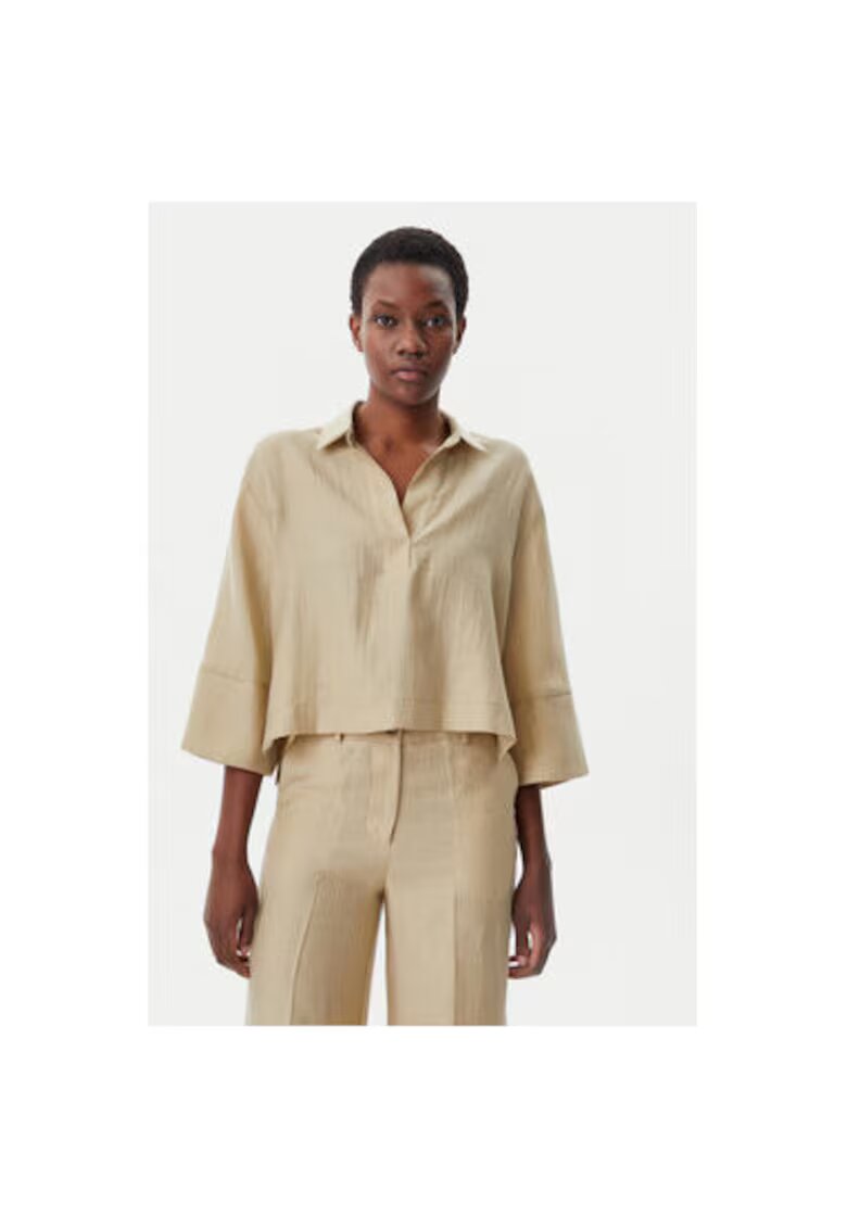 KAOS Bluza Dama - 305299017 - In - Poliester - Bej - Bej