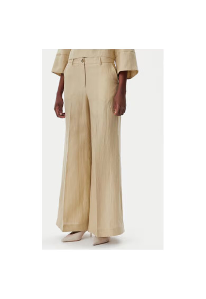 KAOS Pantaloni Dama - 305299031 - In - Poliester - Bej - Bej