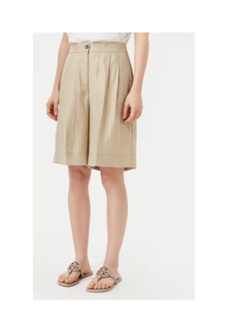 KAOS Pantaloni scurti dama bej - material in si poliester