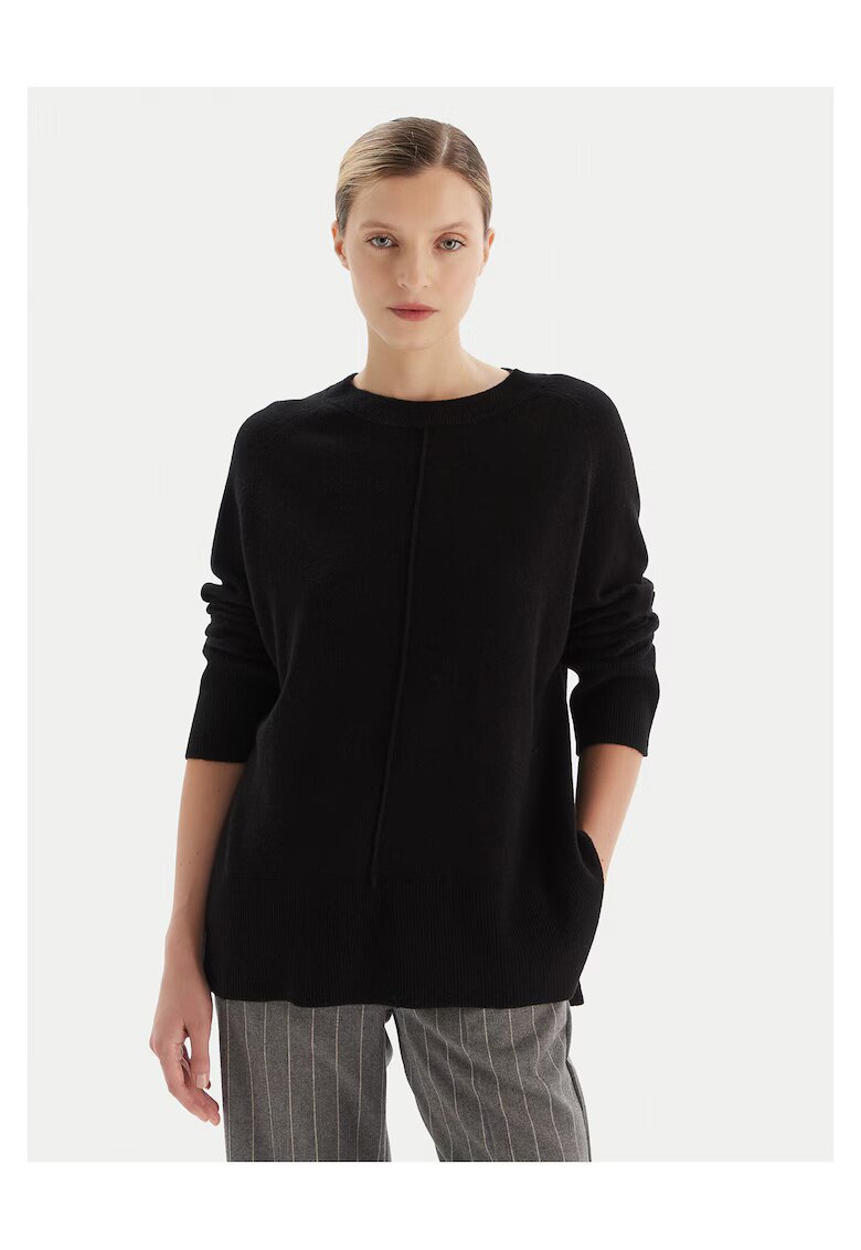 KAOS Pulover - negru - dama