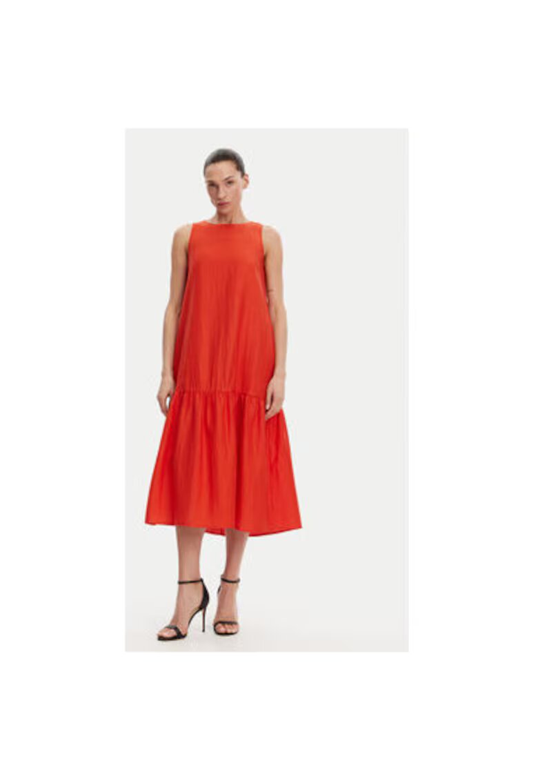 KAOS Rochie de vara dama RP1MR066 - In/Poliester - Portocaliu
