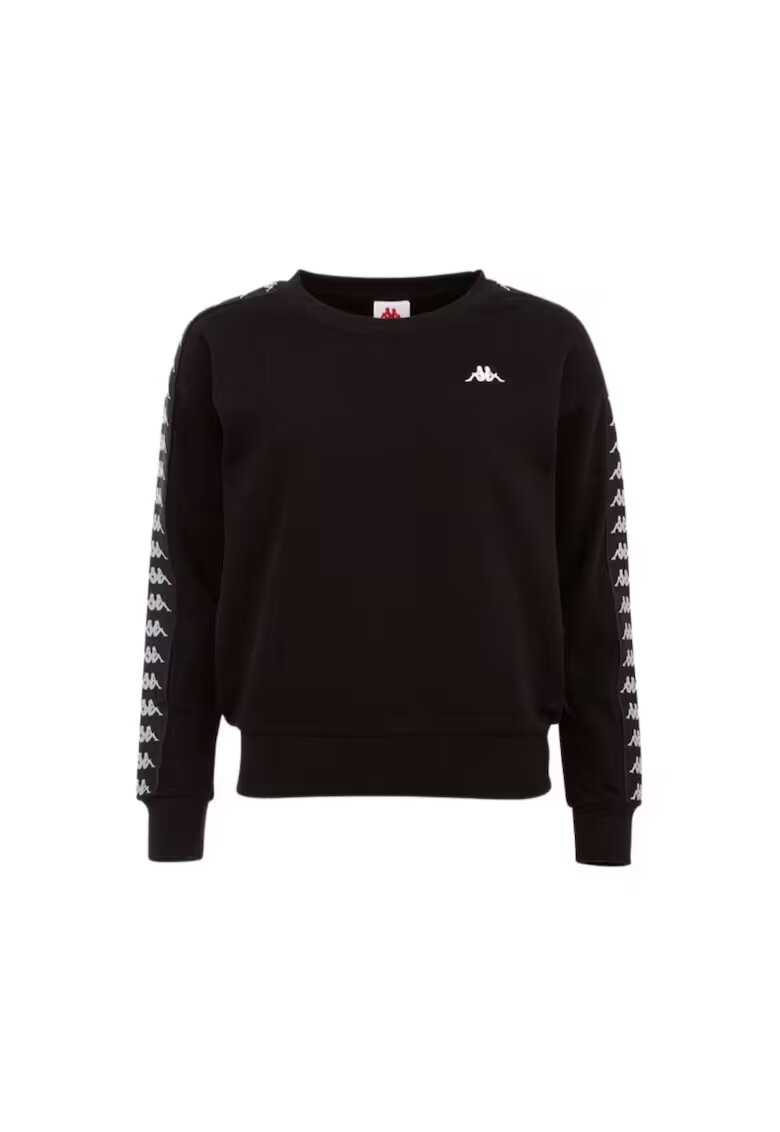 Kappa Bluza dama - Poliester/ Bumbac - Negru/ Alb -