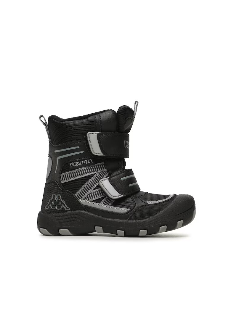 Kappa Cizme baieti - 301164449 - Negru - Piele ecologica -