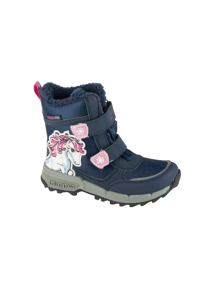 Kappa Cizme de iarna pentru copii - Flake II Tex K 261045 - Bleumarin