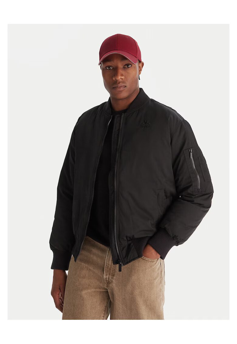 Kappa Geaca bomber barbati negru - material rezistent