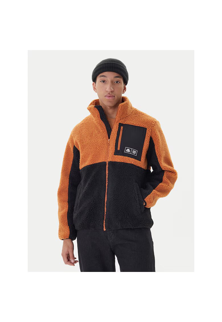 Kappa Jacheta sport barbati polar - maro/negru