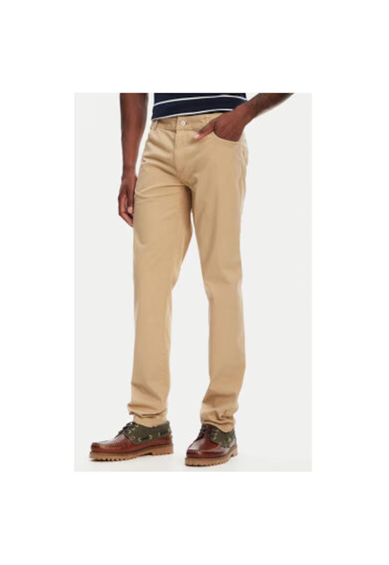 Kappa Pantaloni barbati 67117PW - Bumbac - Bej - Bej