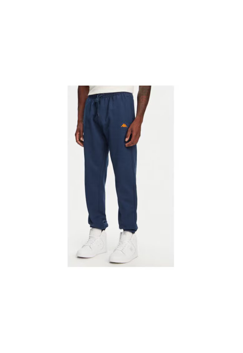 Kappa Pantaloni de trening barbati 351V3LW - Bumbac organic - Albastru - Albastru