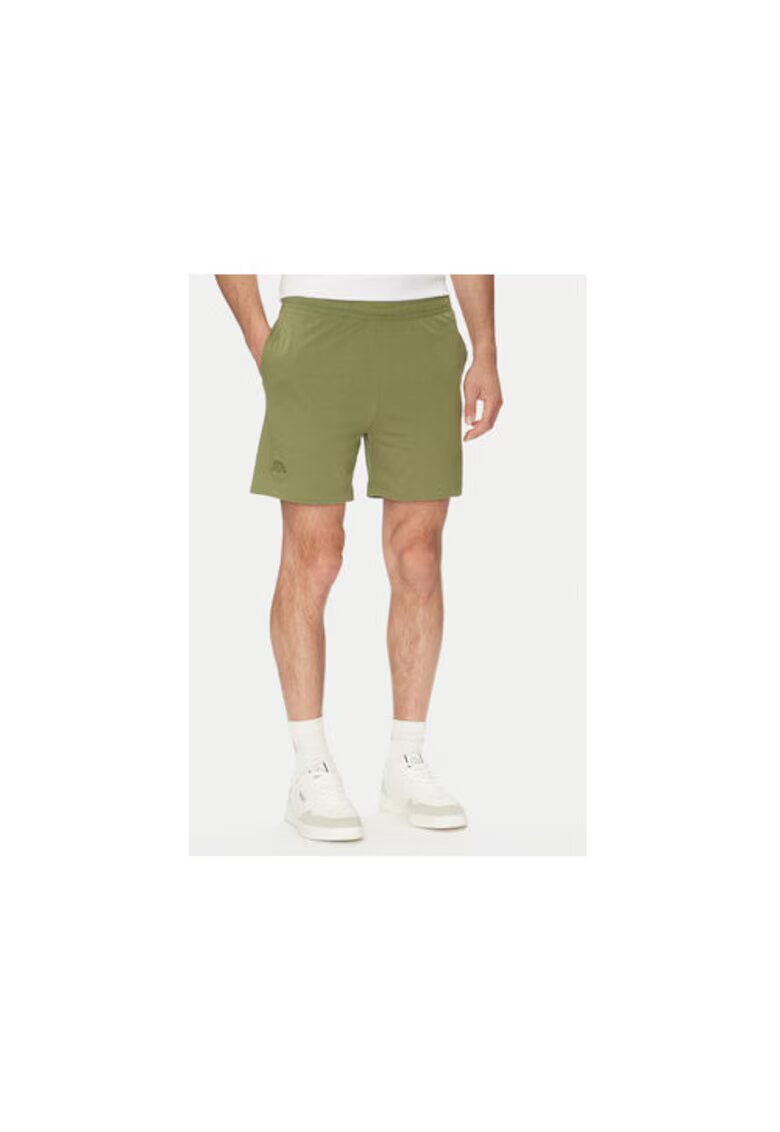Kappa Pantaloni scurti sport barbati 303HZE0 - Bumbac - Kaki - Kaki
