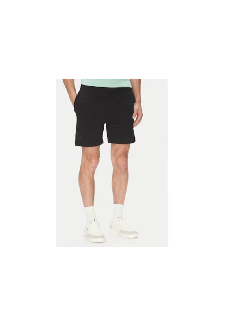 Kappa Pantaloni scurti sport barbati 303HZE0 - Bumbac - Negru