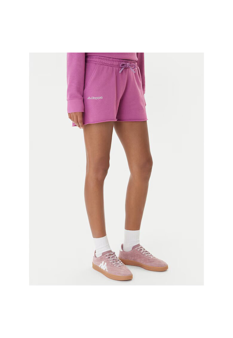 Kappa Pantaloni sport dama violet - 2 buzunare - material respirabil