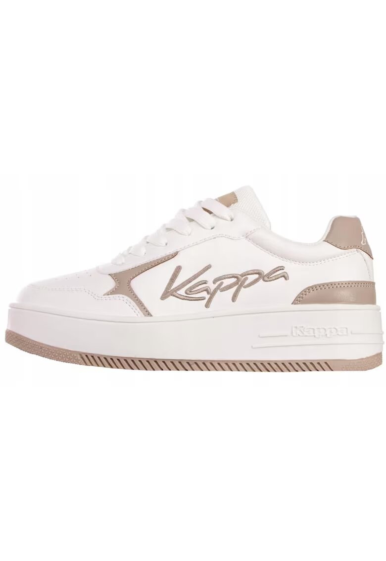Kappa Tenisi dama adidasi sport cu platforma - alb - material sintetic