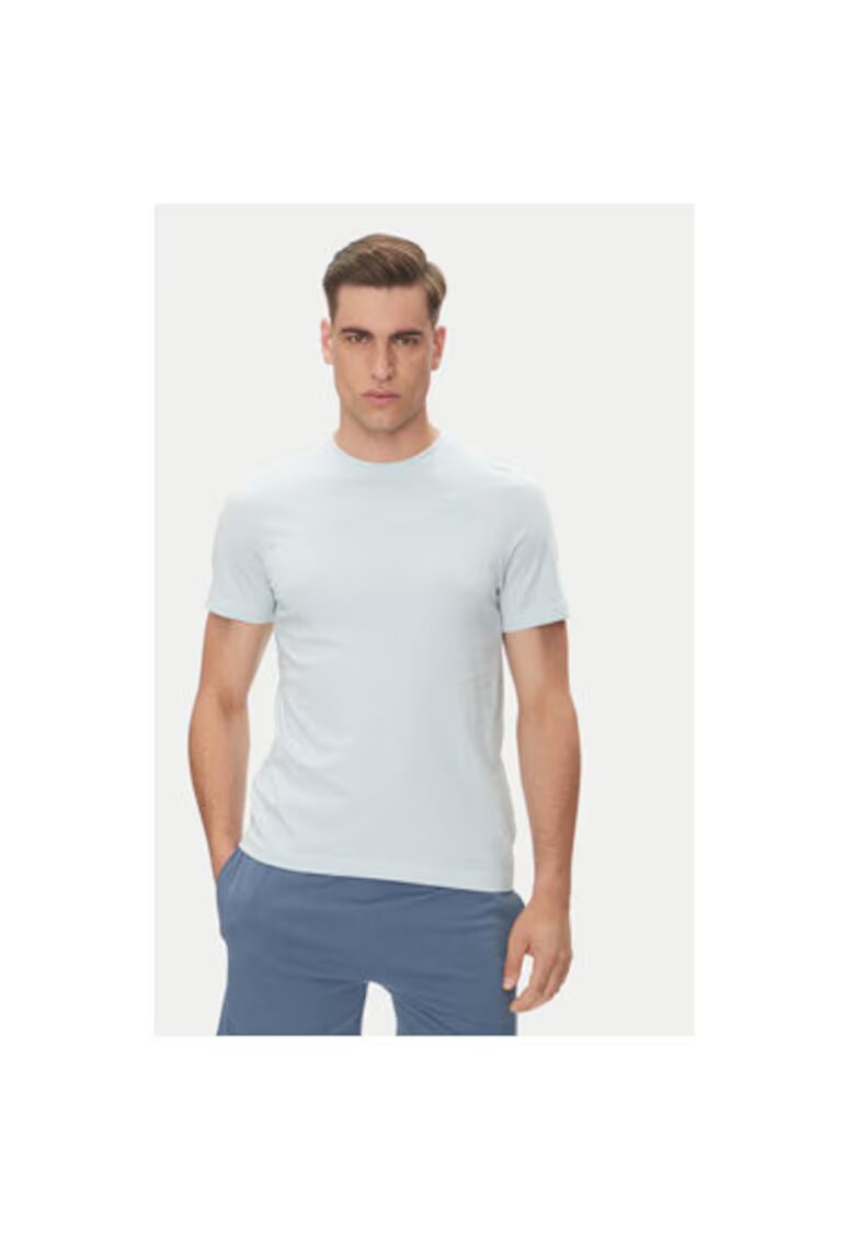 Kappa Tricou barbati 304J150 - Bumbac - Albastru deschis - Albastru deschis