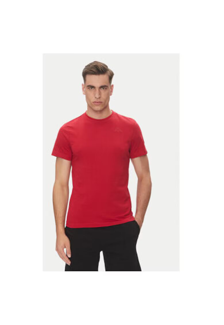 Kappa Tricou barbati 304J150 - Bumbac - Visiniu - Visiniu