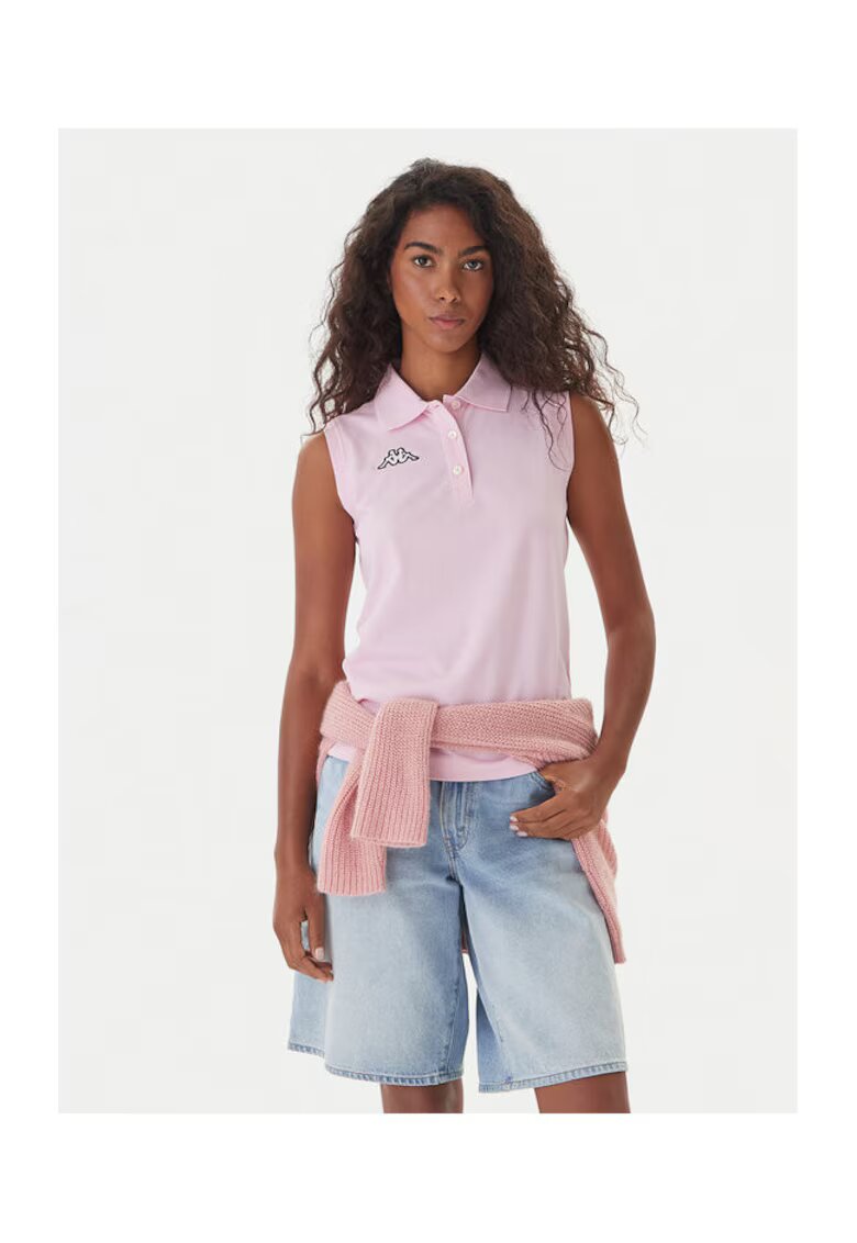 Kappa Tricou dama - Roz - Bumbac/Poliester - Roz