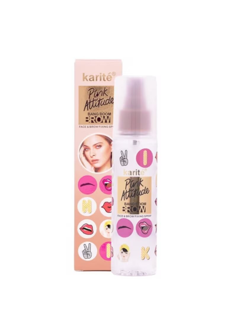 karite Spray Fixare Machiaj - Fata si Sprancene - Pink Attitude - 120 ml