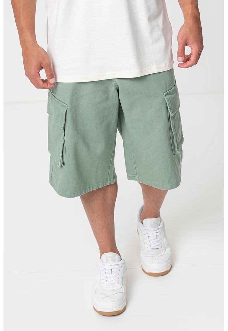 Karl Kani Bermude cargo relaxed fit - Verde deschis