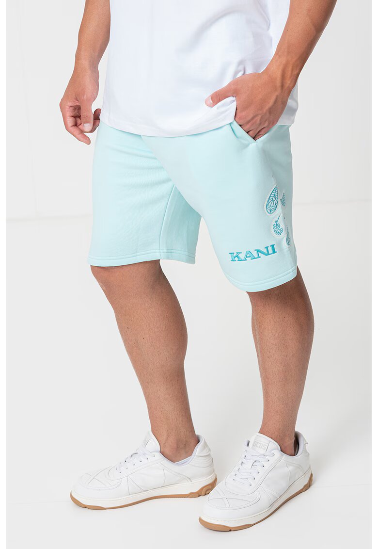 Karl Kani Bermude sport cu logo - Turcoaz