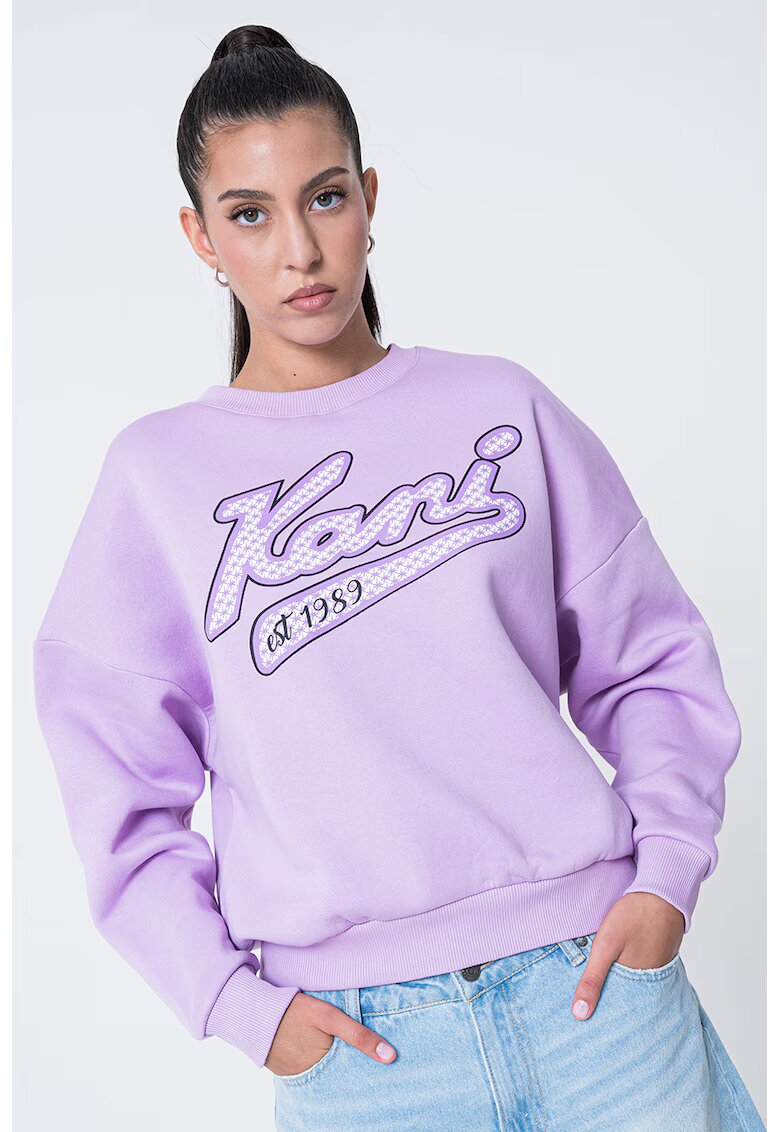 Karl Kani Bluza de trening lejera cu logo - Violet/Lila