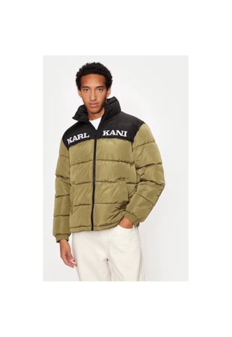 Karl Kani Geaca barbati - 304487569 - Poliester - Verde - Verde
